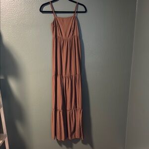 Nine West XS Brown Maxi Dress